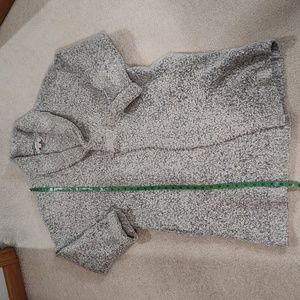 Loft wool/alpaca blend long sweater jacket